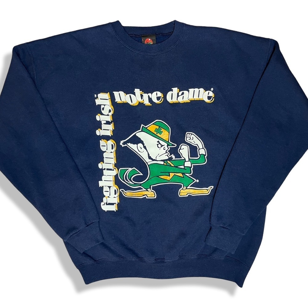 Vintage 90s Notre Dame Fighting Irish CrewNeck SweatShirt